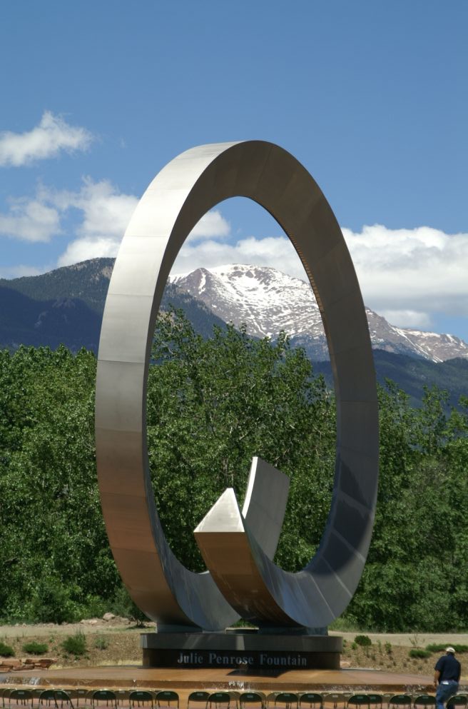 Julie Penrose Fountain in America the Beautiful park