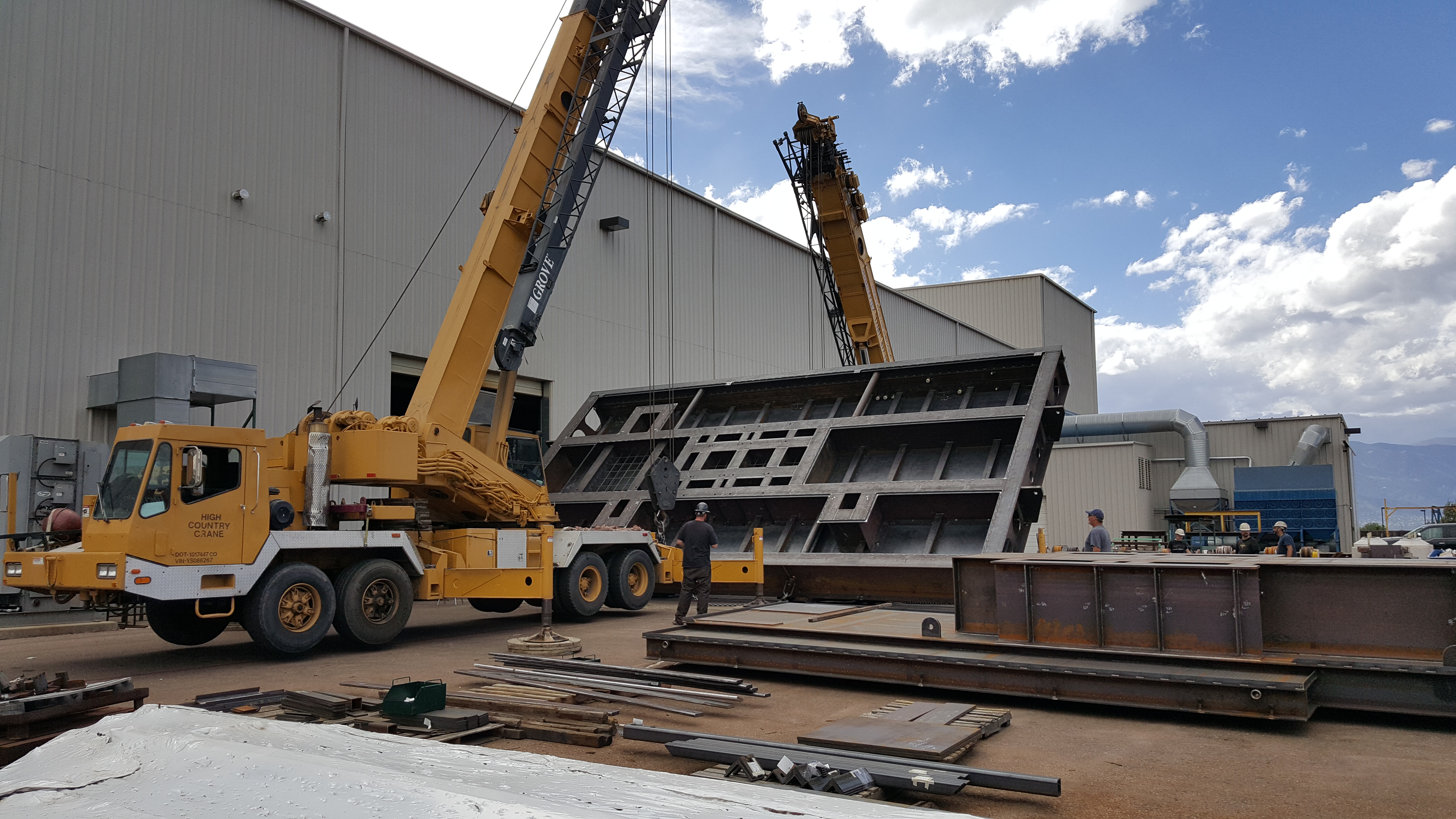 Machinery Base Weldment - Large Fabrication / Machining