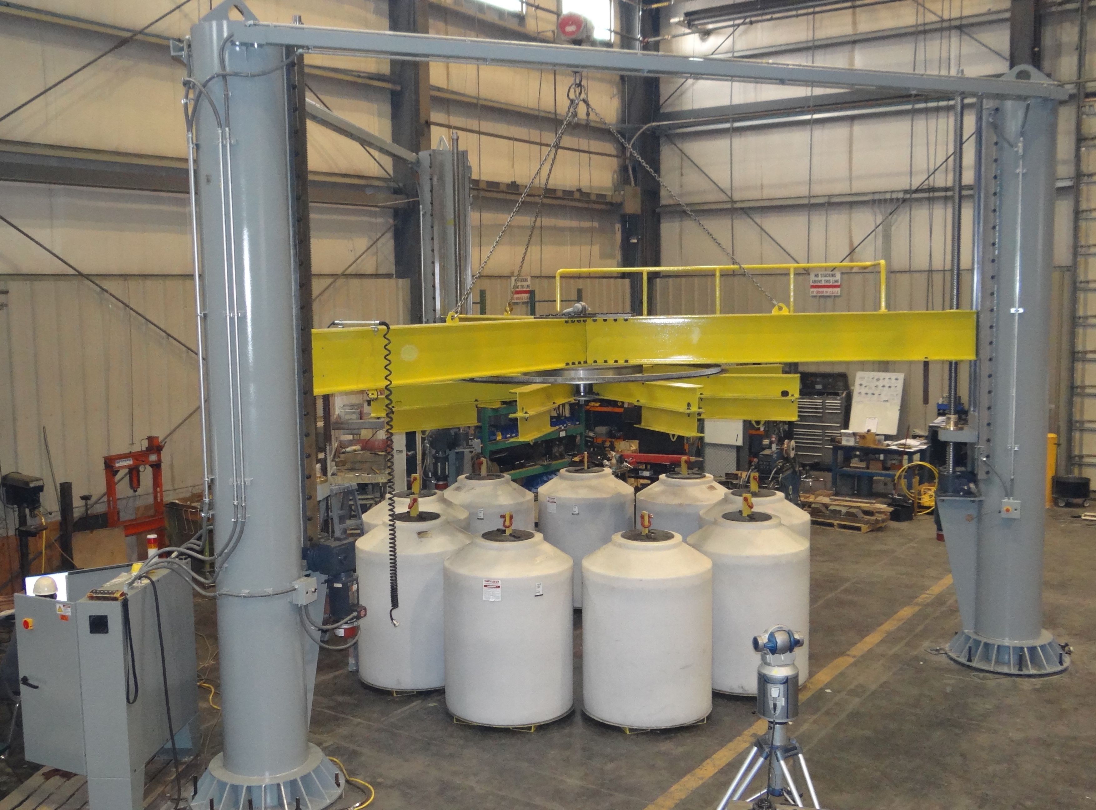 ITER Coil Stacking Tool - Mechanical / Electrical Assembly for FAT