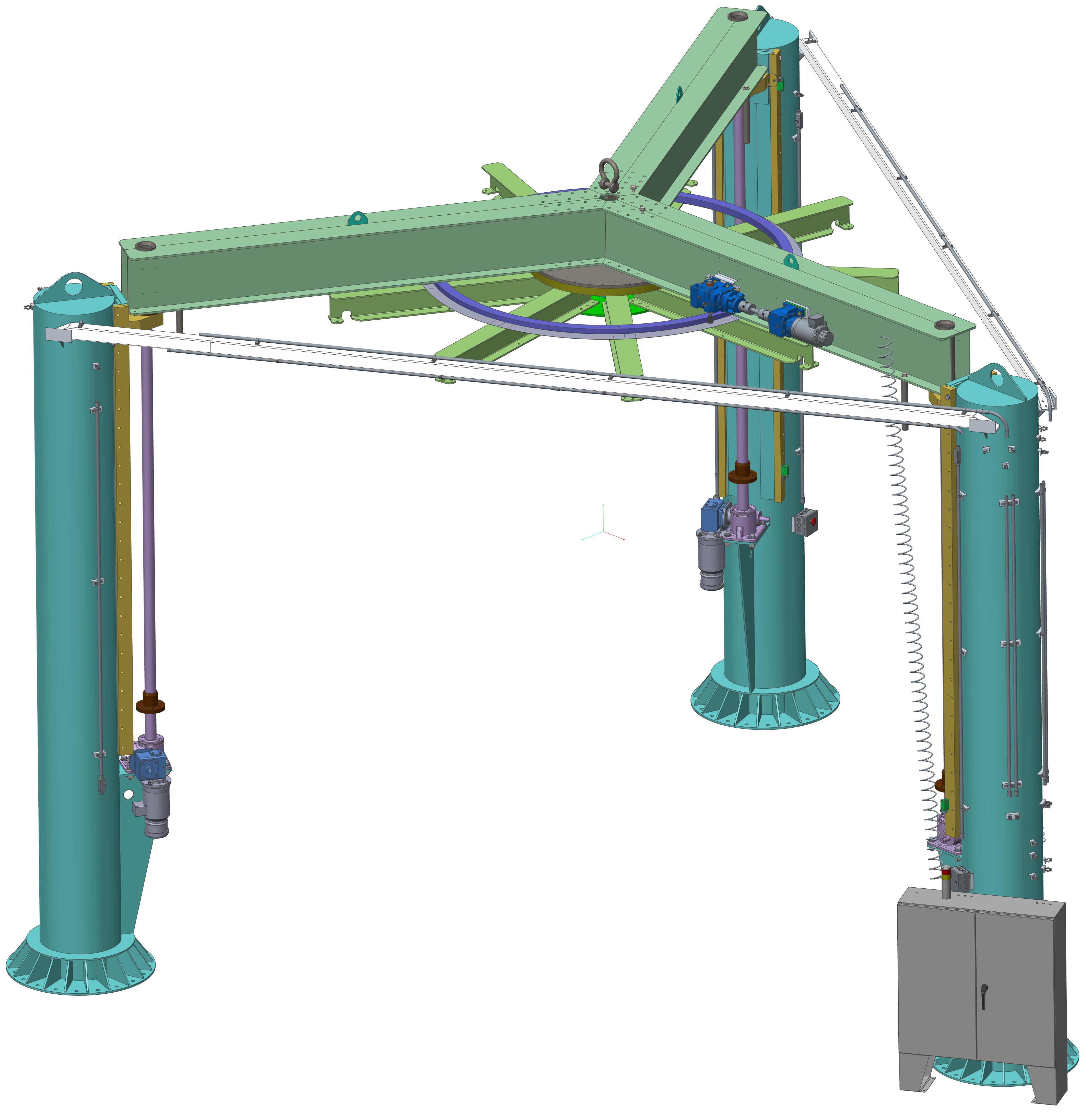 Lifting System 3D Model